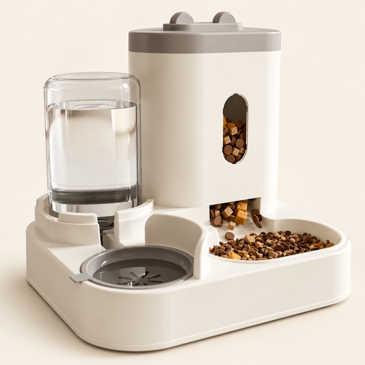 Gravity Pet Food & Water Station — studio product view