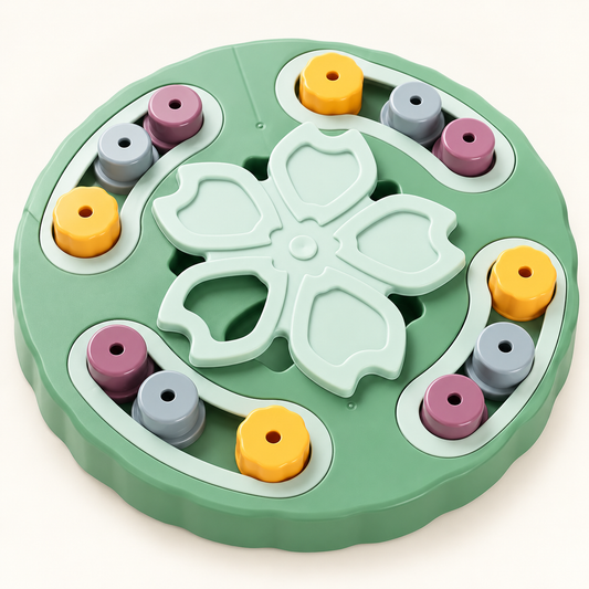 Interactive Treat Puzzle Feeder — studio product view