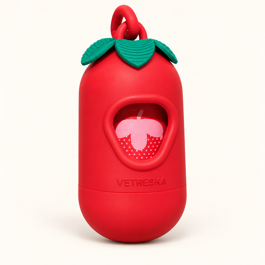 Pet-Friendly Strawberry Waste Bags — clean product view